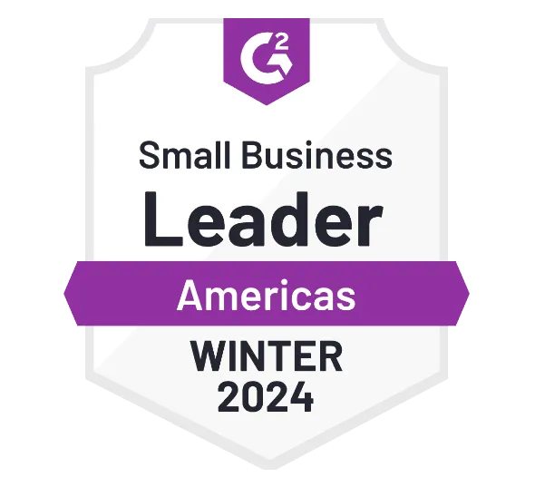 G2 Small Business Leader Americas Winter 2024
